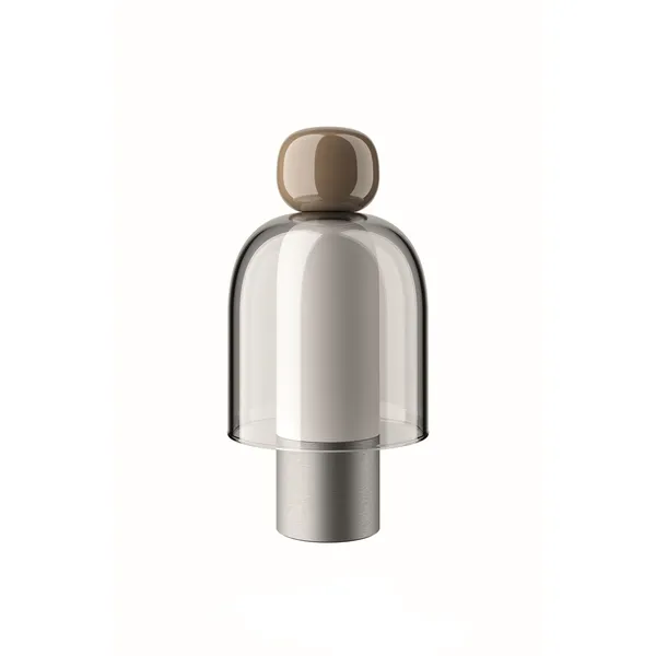 Easy Peasy Portable Lamp Taupe/ Gray/Palladium