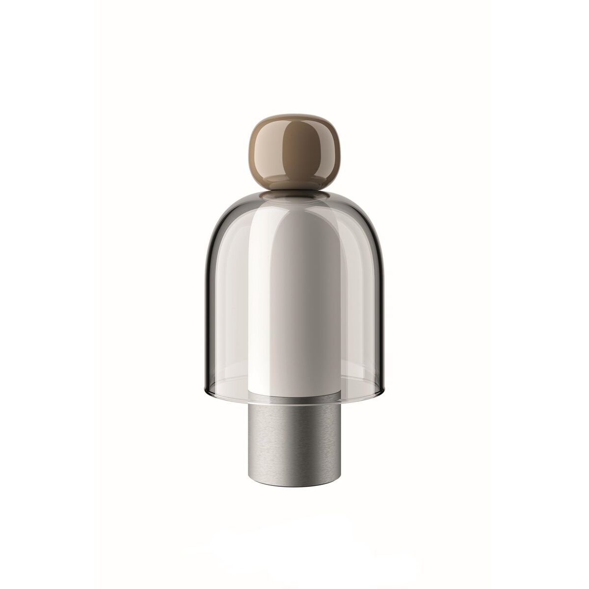 Easy Peasy Portable Lamp Taupe/ Gray/Palladium
