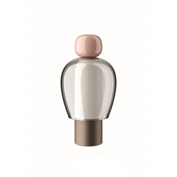 Easy Peasy Portable Lamp Pink/ Gray/ Bronze