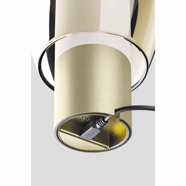 Easy Peasy Portable Lamp Turquoise/Honey/Gold