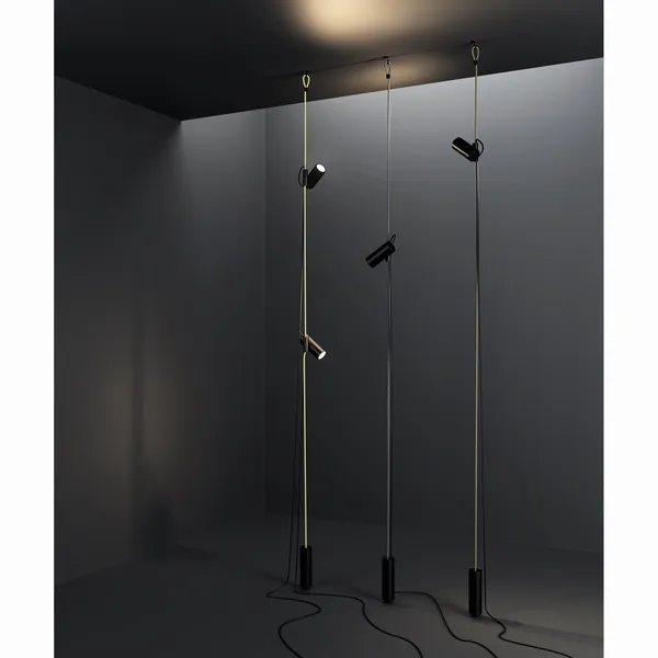 Cima Pendel/Gulvlampe Guld