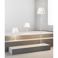Hover Vloerlamp Wit