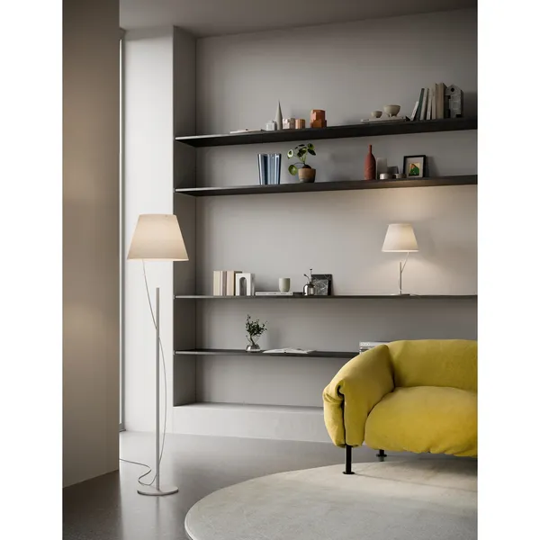 Hover Vloerlamp Wit