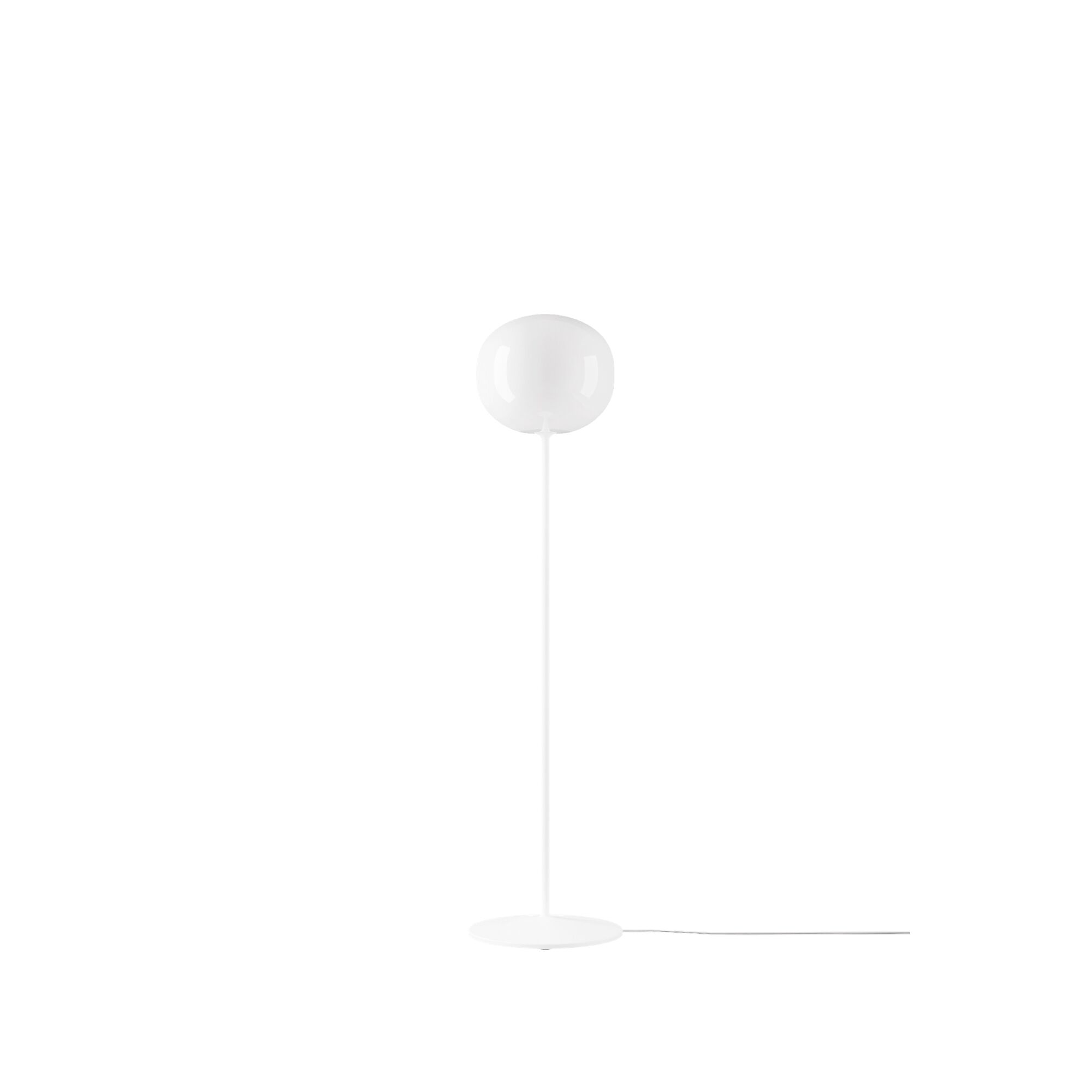 Volym 29 Golvlampa Kort Blank Vit