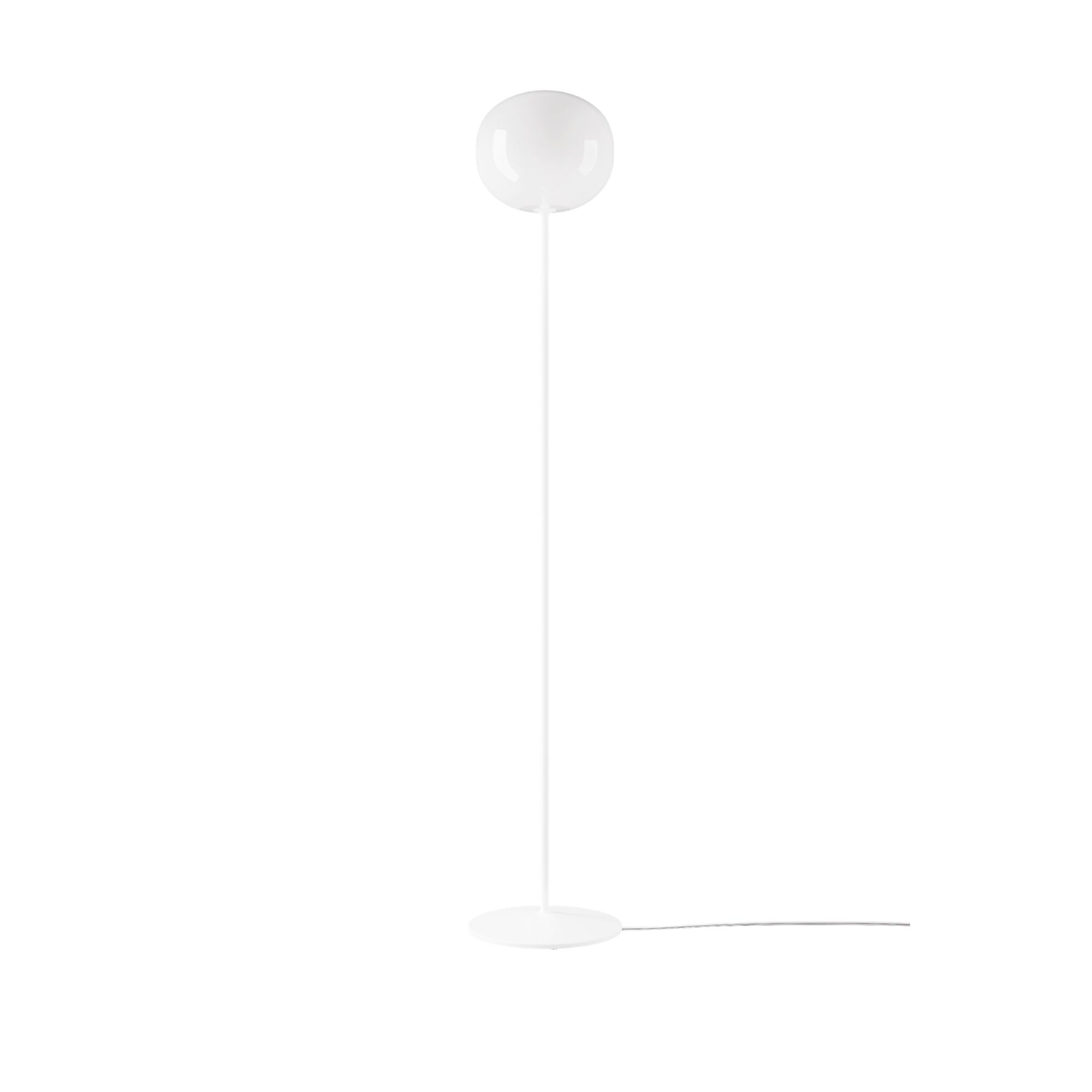 Volym 29 Golvlampa L&aring;ng Blank Vit