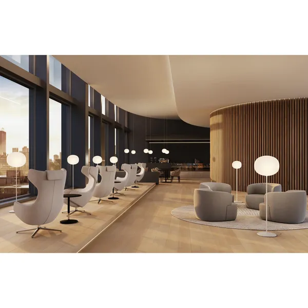 Volume 29 Vloerlamp Lang Glanzend Wit