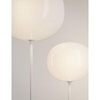 Volum 42 Vloerlamp Lang Glanzend Wit