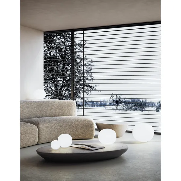 Volum Table Lamp Ø14 Glossy White