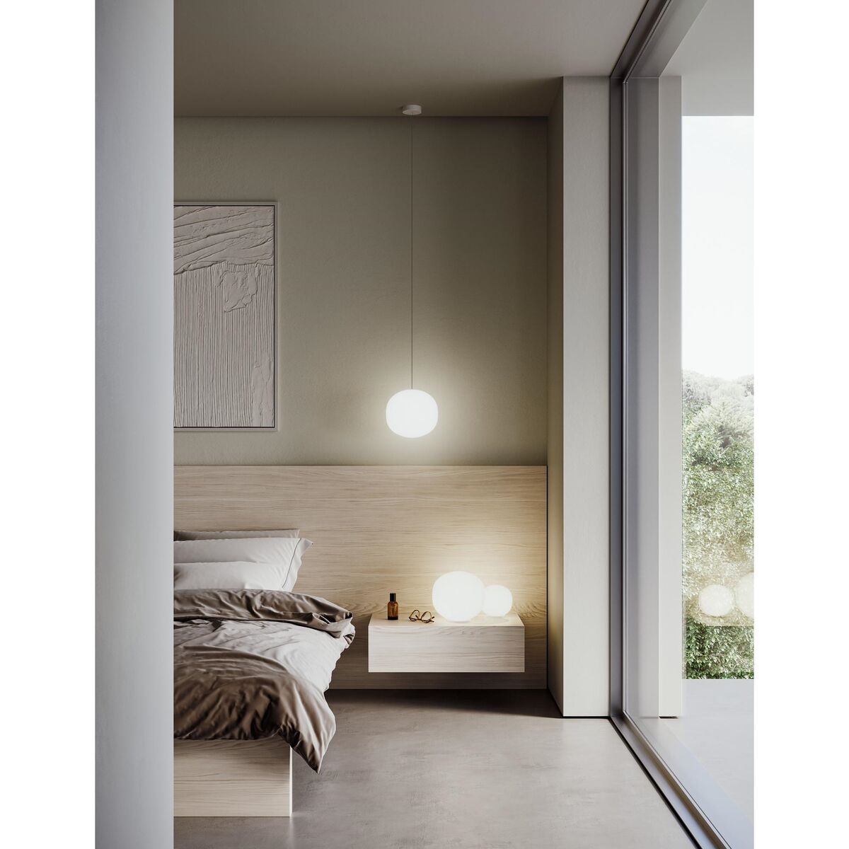 Volume Table Lamp Ø22 Glossy White
