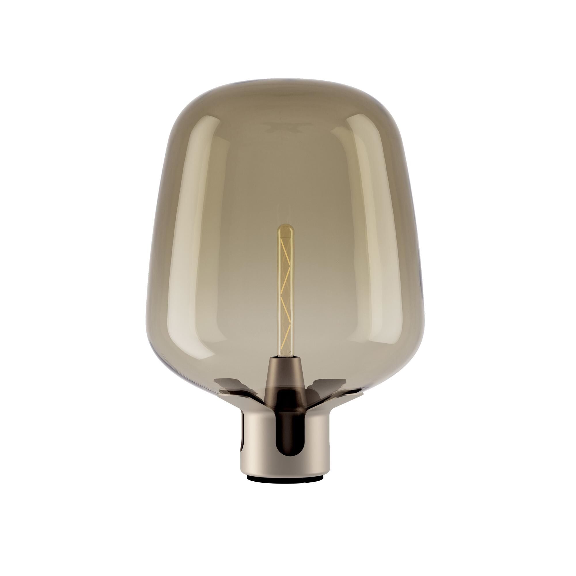Flar Bordlampe Stor Champagne/Honning