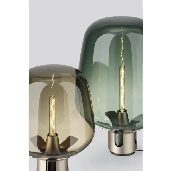Flar Table Lamp Large Terra/ Turquoise