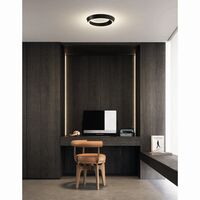Tidal 45 Ceiling Light 2700K Matt Black
