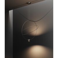 Elara Medium 2700K Pendelleuchte Schwarz