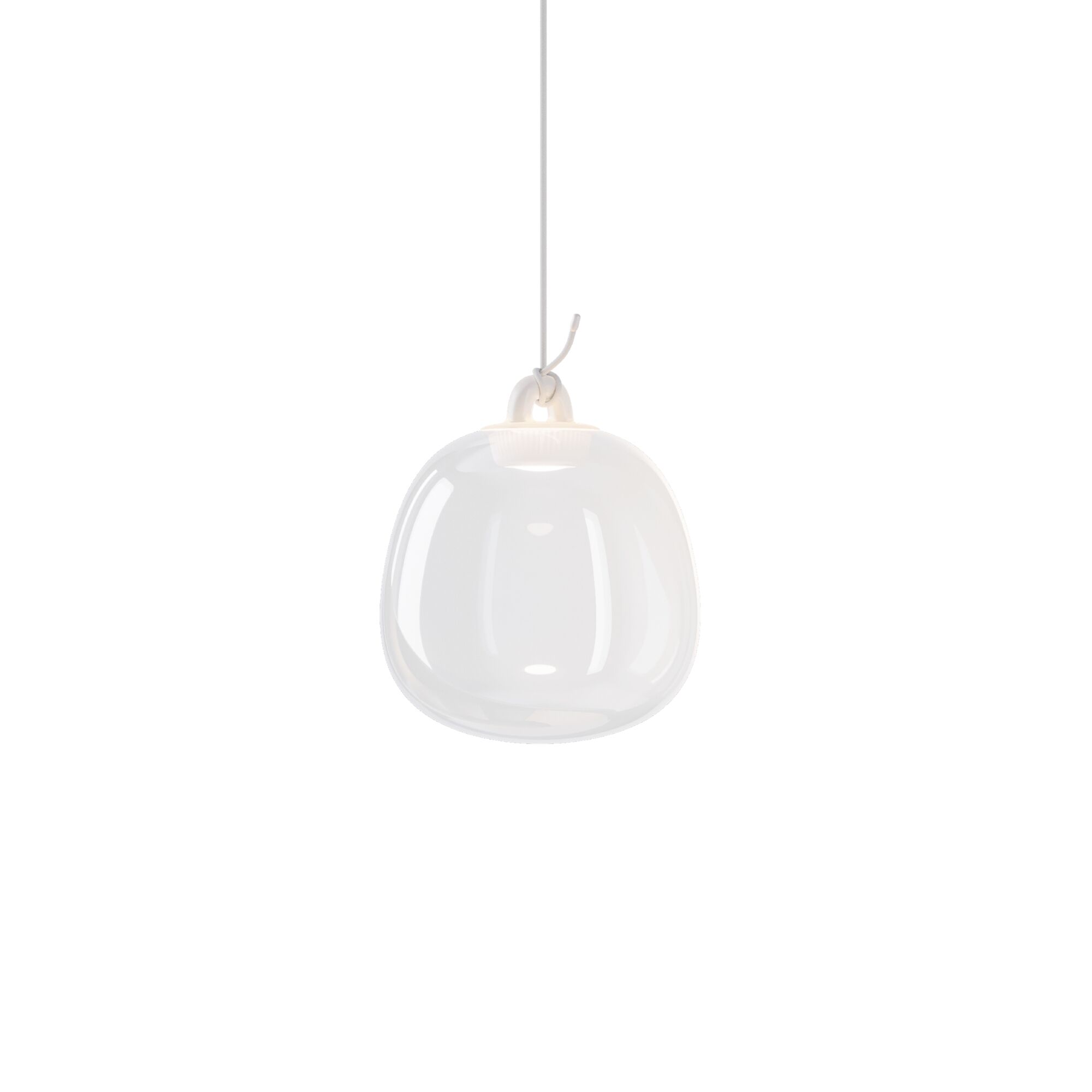 Obl&ograve; Taklampa Liten 2700K Transparent/ Vit