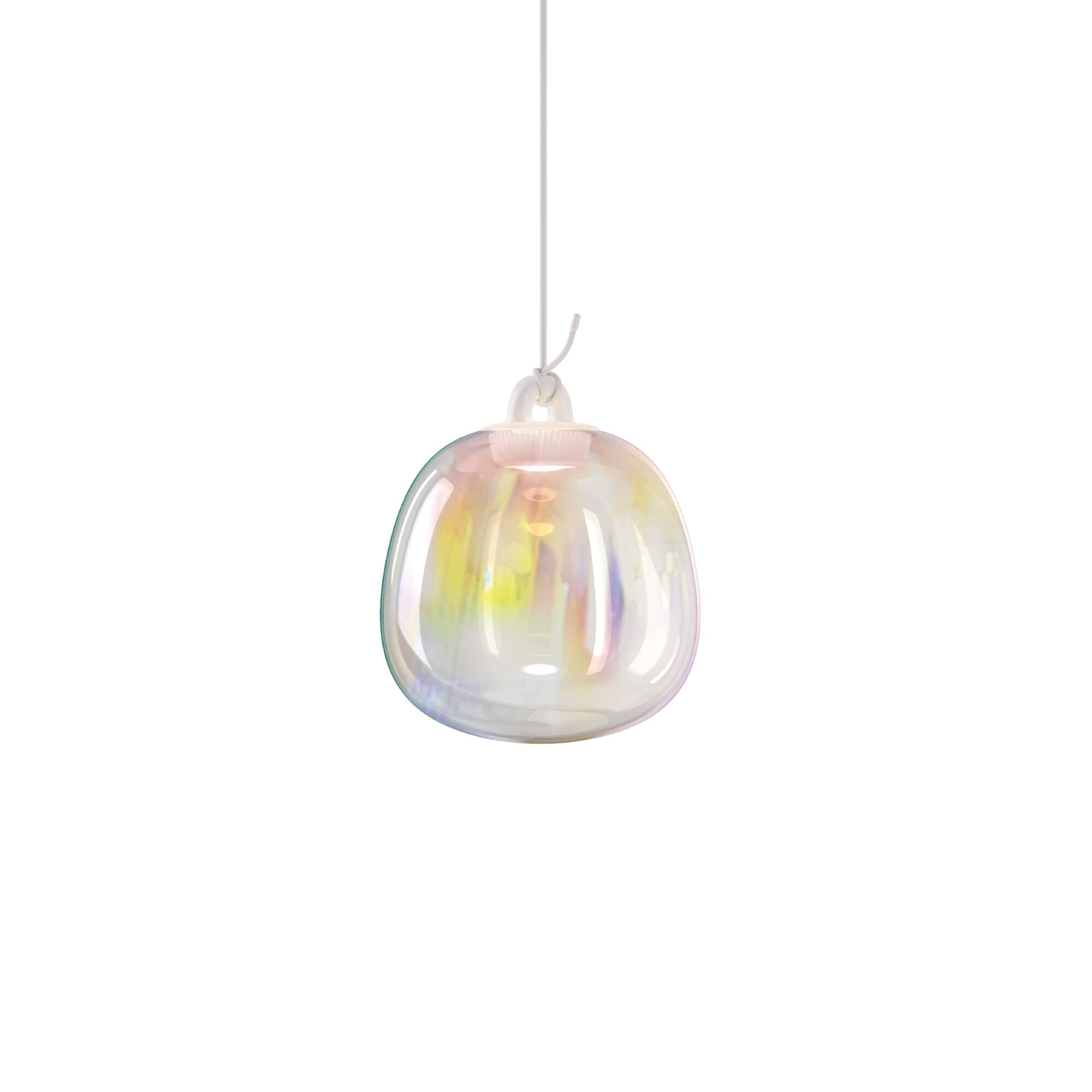 Obl&ograve; Taklampa Liten 2700K Regnb&aring;ge/ Vit