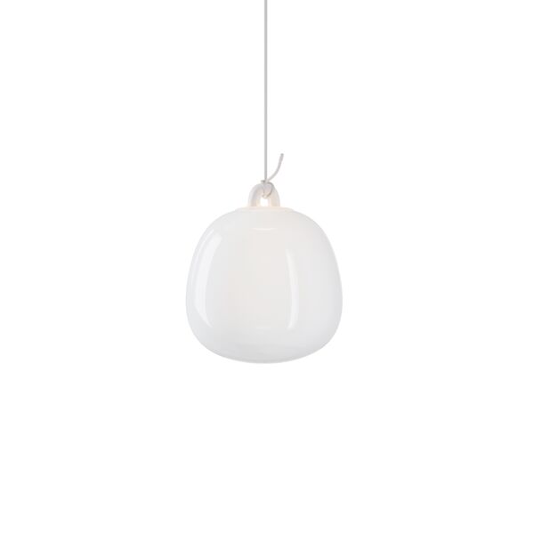 Suspension Oblò Petit 2700K Soie Blanc/ Blanc