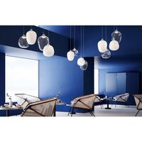 Oblò Hanglamp Groot 2700K Zijde Wit/ Wit