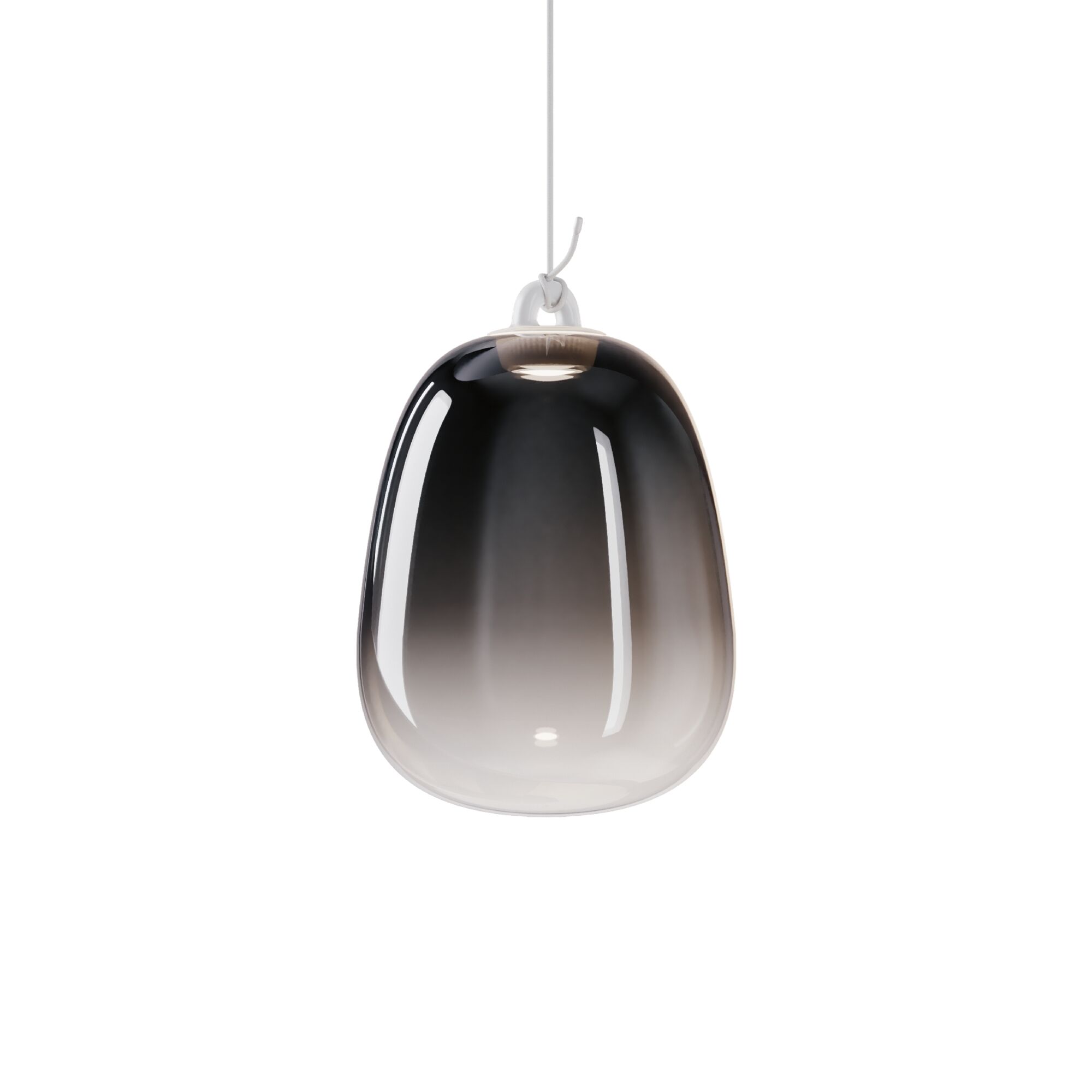 Oblò Taklampe Stor 2700K Blank Røykfri/ Hvit