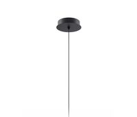 Single Mini Rosette Black
