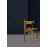 Bondi Dining Chair Turmeric Yellow