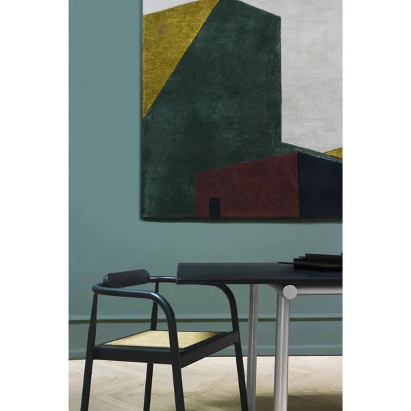 Ahm Dining Chair Navy Blue