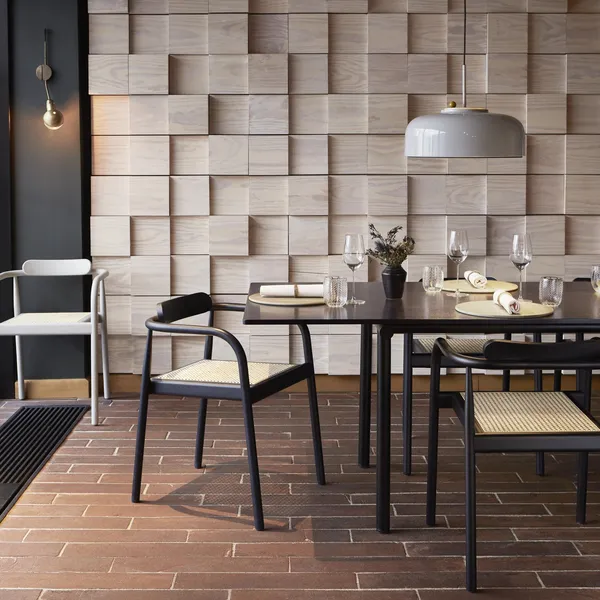 Ahm Dining Chair Black