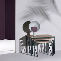 Blooper Table Lamp Navy Blue Dimmer