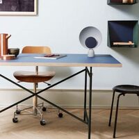 Blooper Table Lamp Navy Blue Dimmer