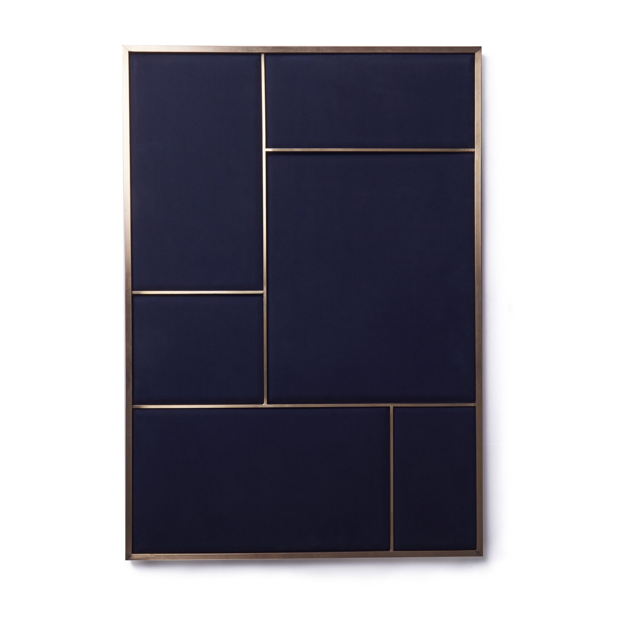 送料込みnouveau pin boardアクタスグランメゾン東京 Nouveau Pin Notice Board Large Brass/Navy Blue | AndLight