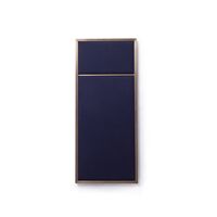 Nouveau Pin Notice Board Small Brass/Navy Blue
