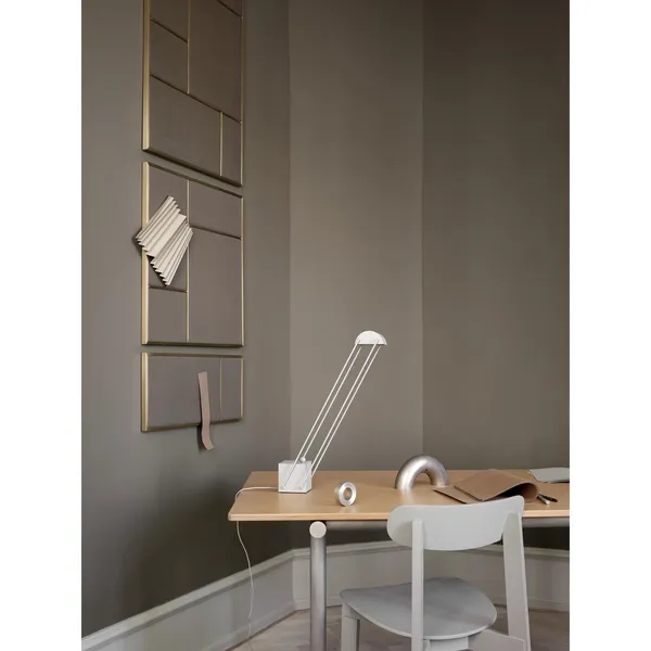 Nouveau Pin Notice Board Small Brass/Navy Blue