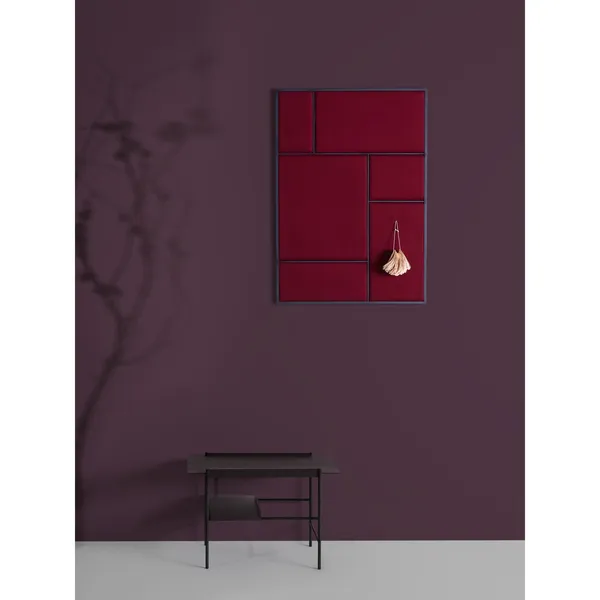 Nouveau Pin Notice Board Large Navy Blue