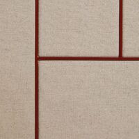 Nouveau Pin Notice Board Large Basque Red