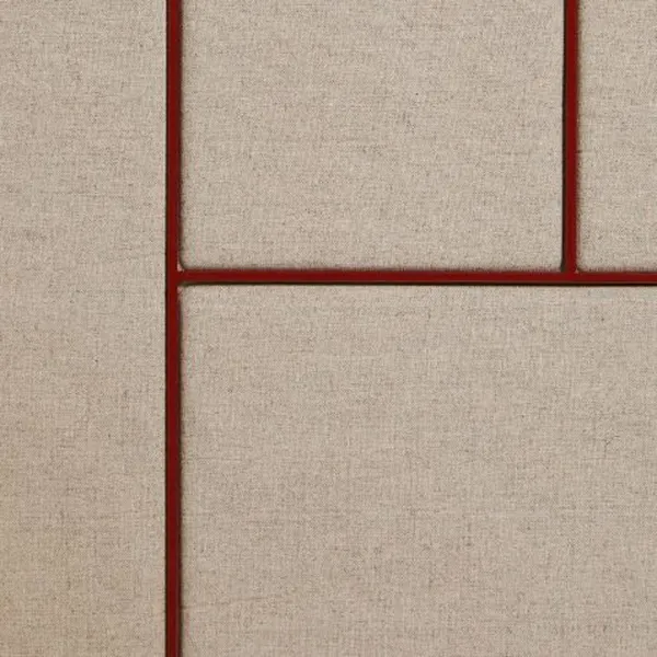 Nouveau Pin Notice Board Large Basque Red