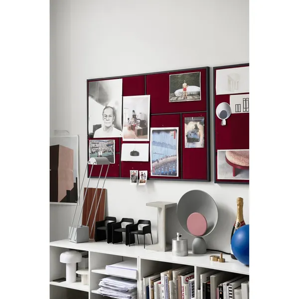 Nouveau Pin Notice Board Large Basque Red