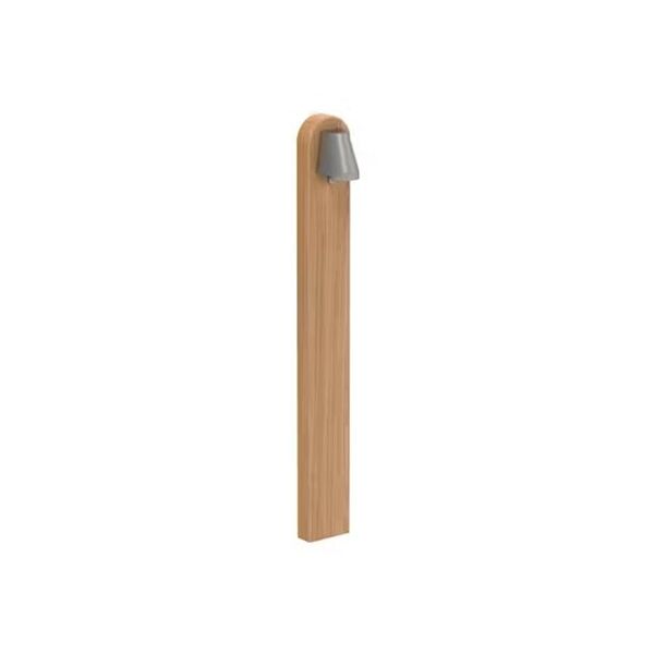 Beamy Teak Außenlampe Antik Zink
