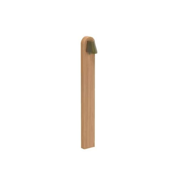 Beamy Teak Außenlampe Messing