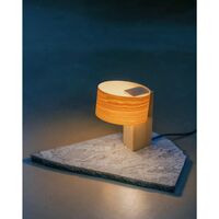 Hoop Table Lamp Small Pine