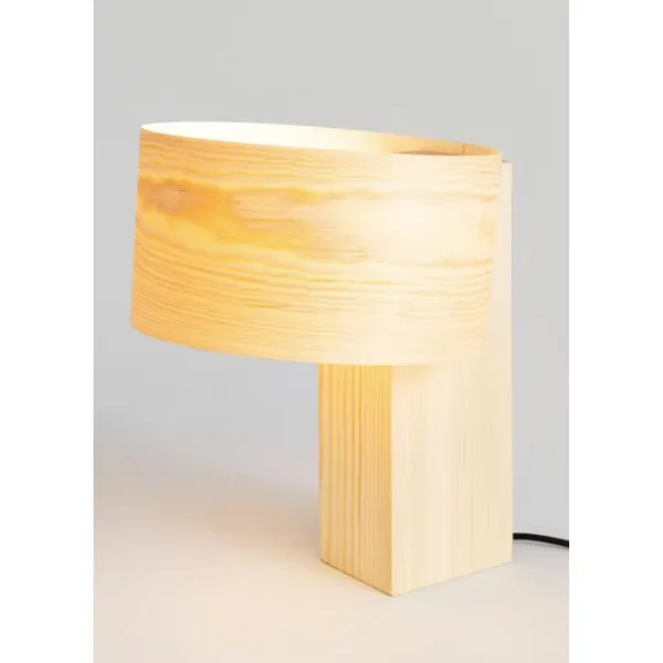 Hoop Tischlampe Groß Kiefernholz