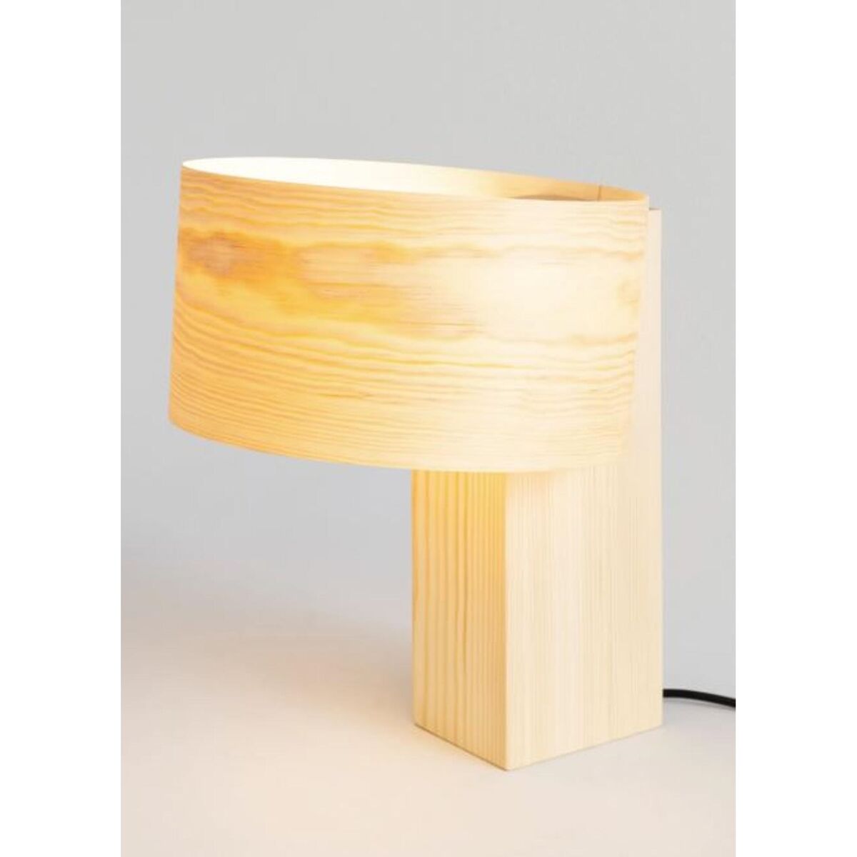 Hoop Table Lamp Large Pine Wood