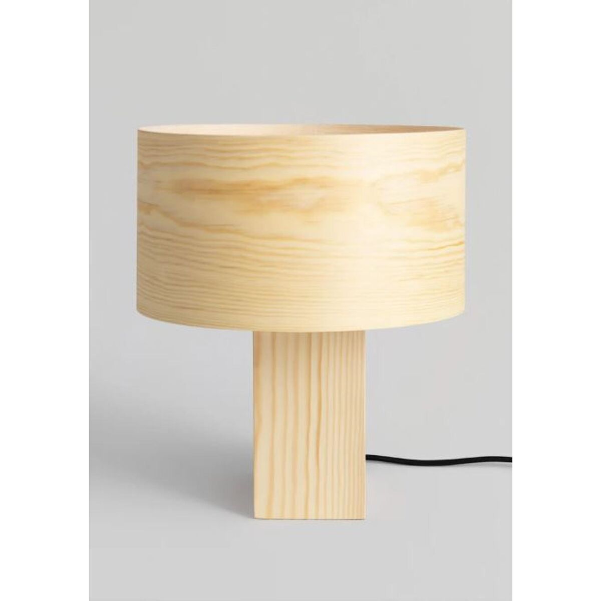 Hoop Table Lamp Large Pine Wood