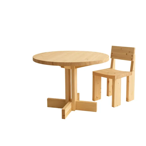 001 Dining Chair Pine Wood
