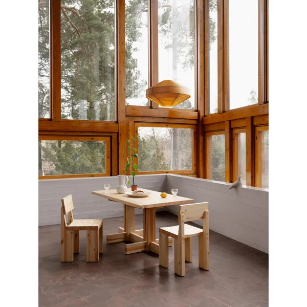 001 Dining Chair Pine Wood
