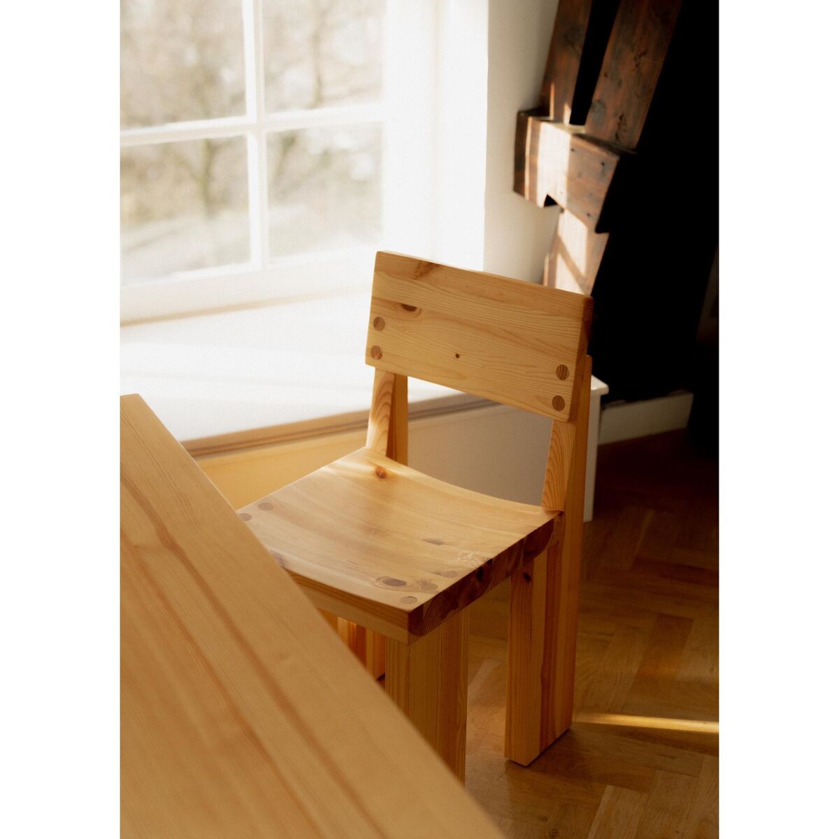 001 Dining Chair Pine Wood