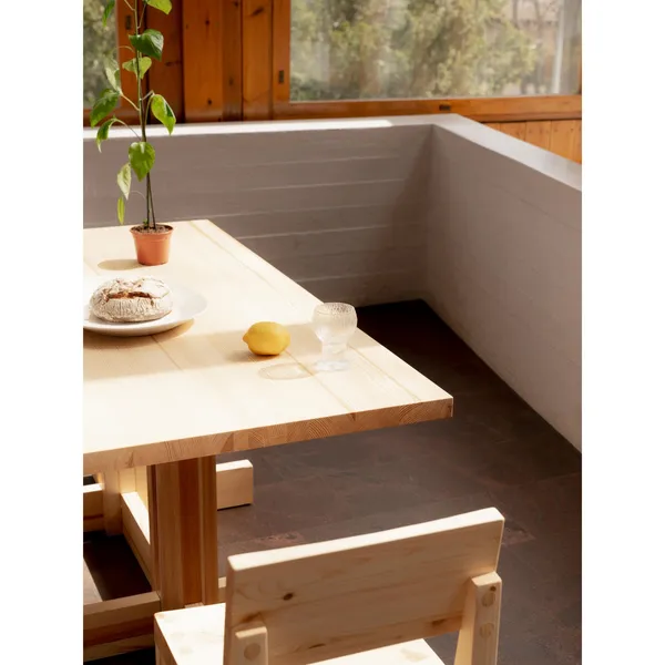 001 Dining Chair Pine Wood