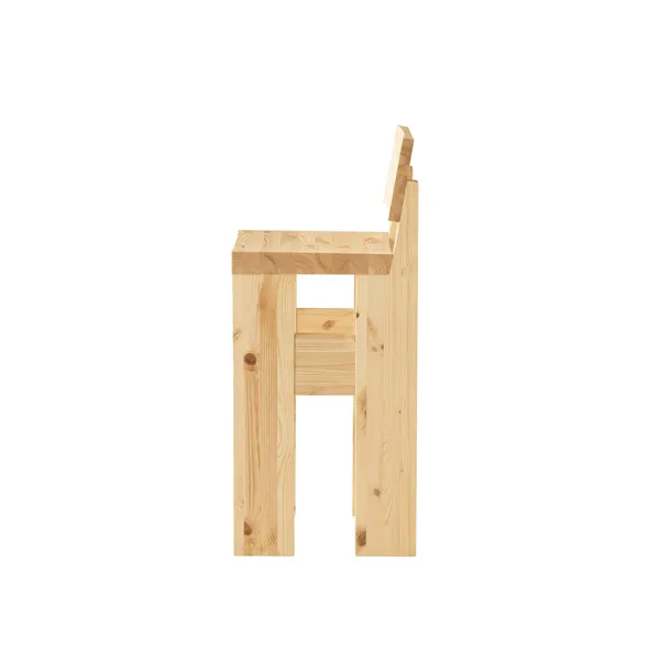001 Bar Stool H75 Pine