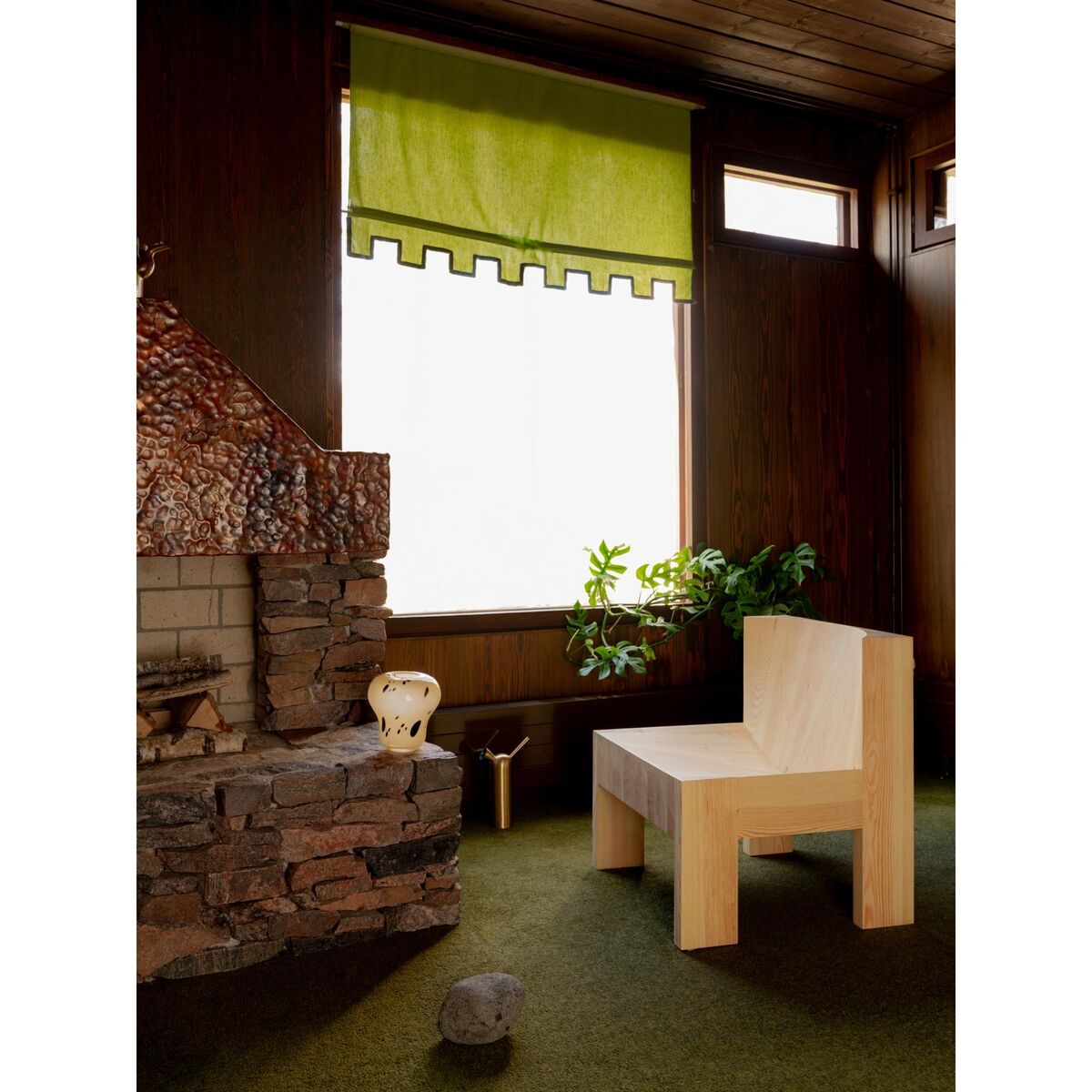 005 Armchair Pine Wood