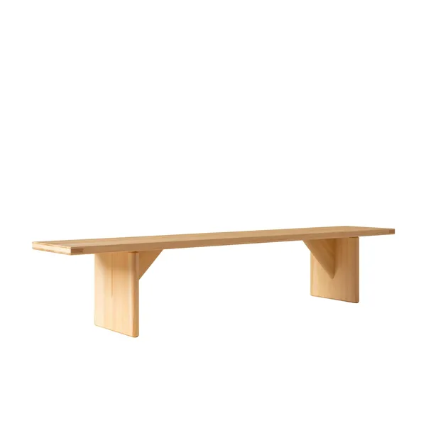 012 Kolmio Bench 227 cm Pine