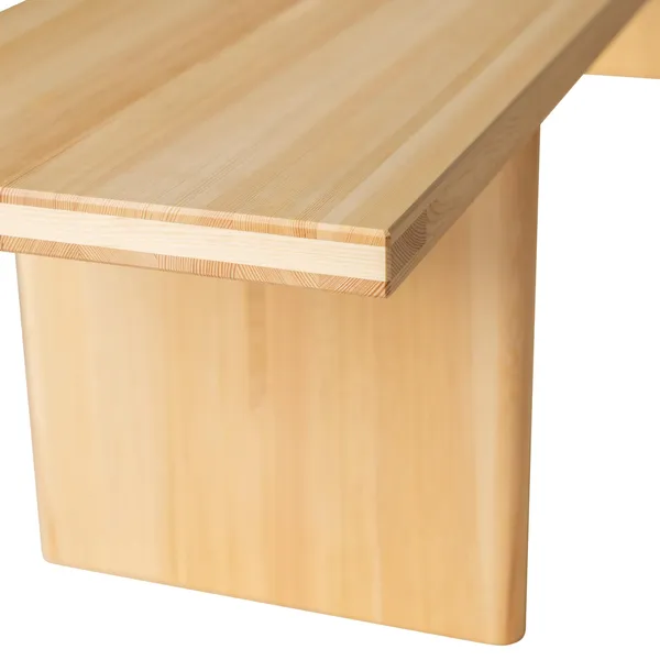 012 Kolmio Bench 227 cm Pine