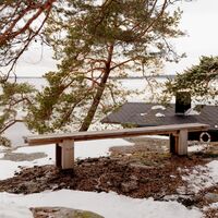 013 Osa Outdoor Bench 333 cm Pine